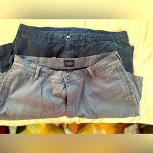 Two pairs of Shorts 40 in waist. Being sold in pairs.